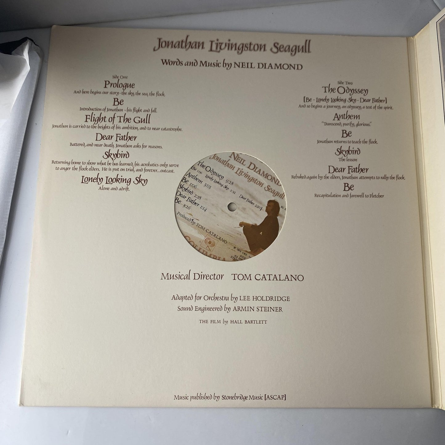 Vintage Neil Diamond Jonathan Livingston Seagull 12" Vinyl LP Columbia OST