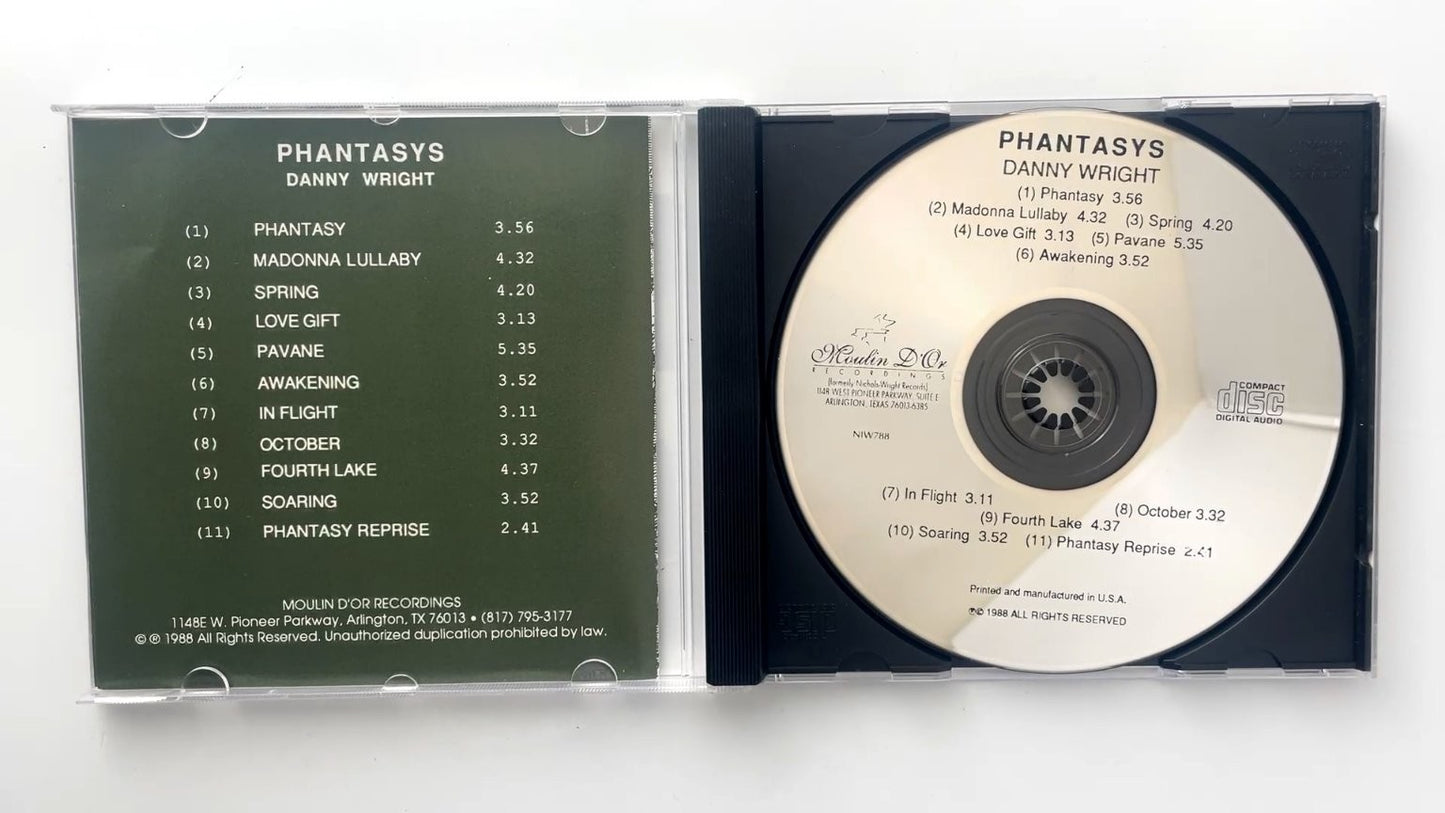 Danny Wright - Phantasys CD 1988 Instrumental New Age Moulin D'Or