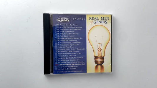 Bud Light Salutes Real Men of Genius Volume 1 CD 2003 Comedy Promo