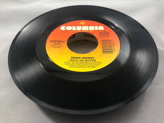 Eddie Money Walk On Water/Dancing With Mr. Jitters  45 Columbia￼ VG