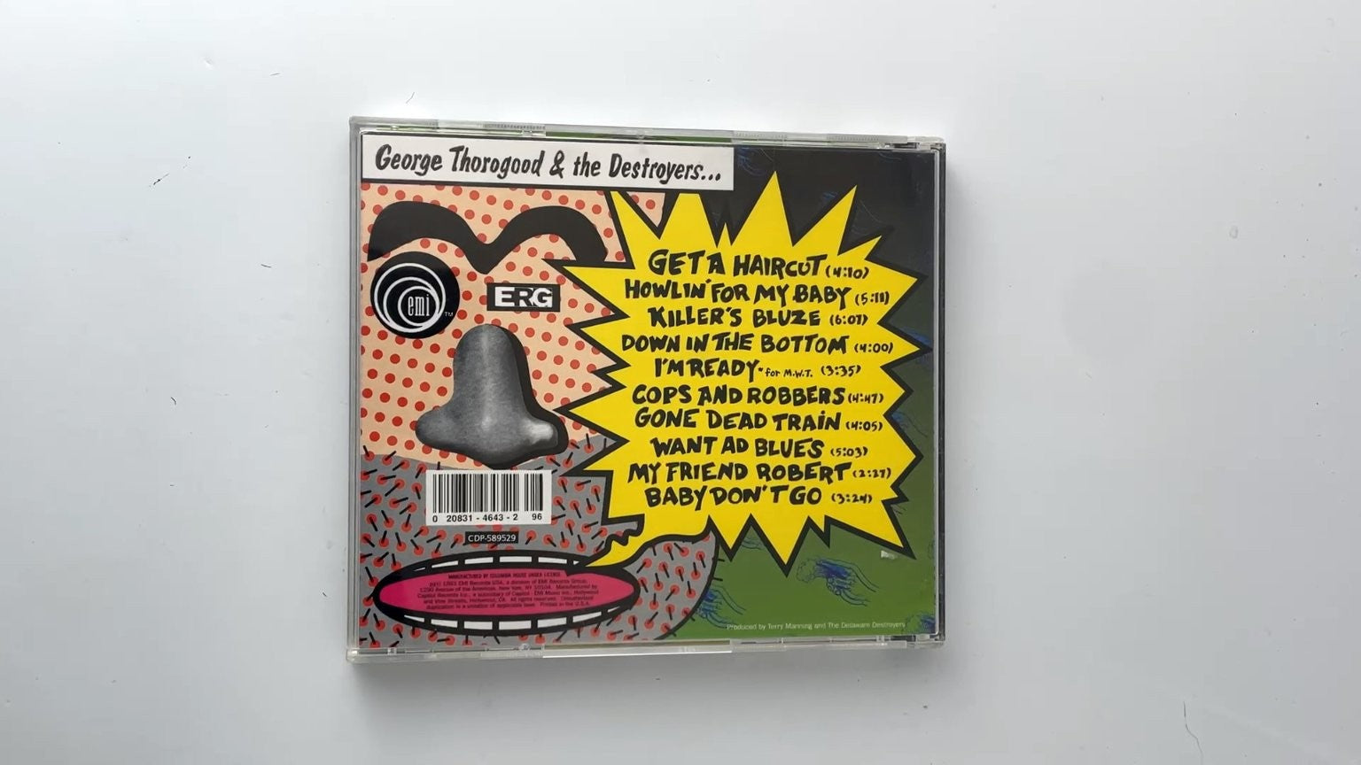George Thorogood & the Destroyers - Haircut CD 1993 Blues Rock EMI ERG