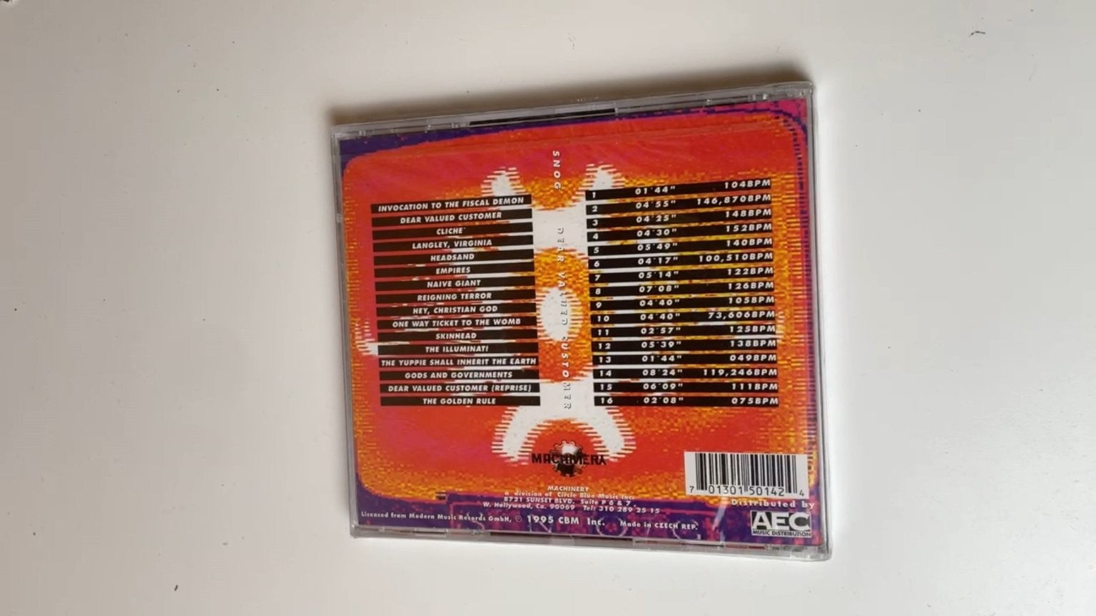 NEW SEALED RARE Snog - Dear Valued Customer CD 1995 Industrial Electronic