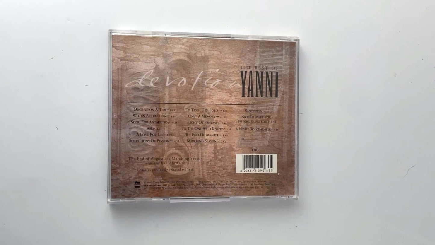 Yanni - Devotion The Best Of CD 1997 New Age Private Music