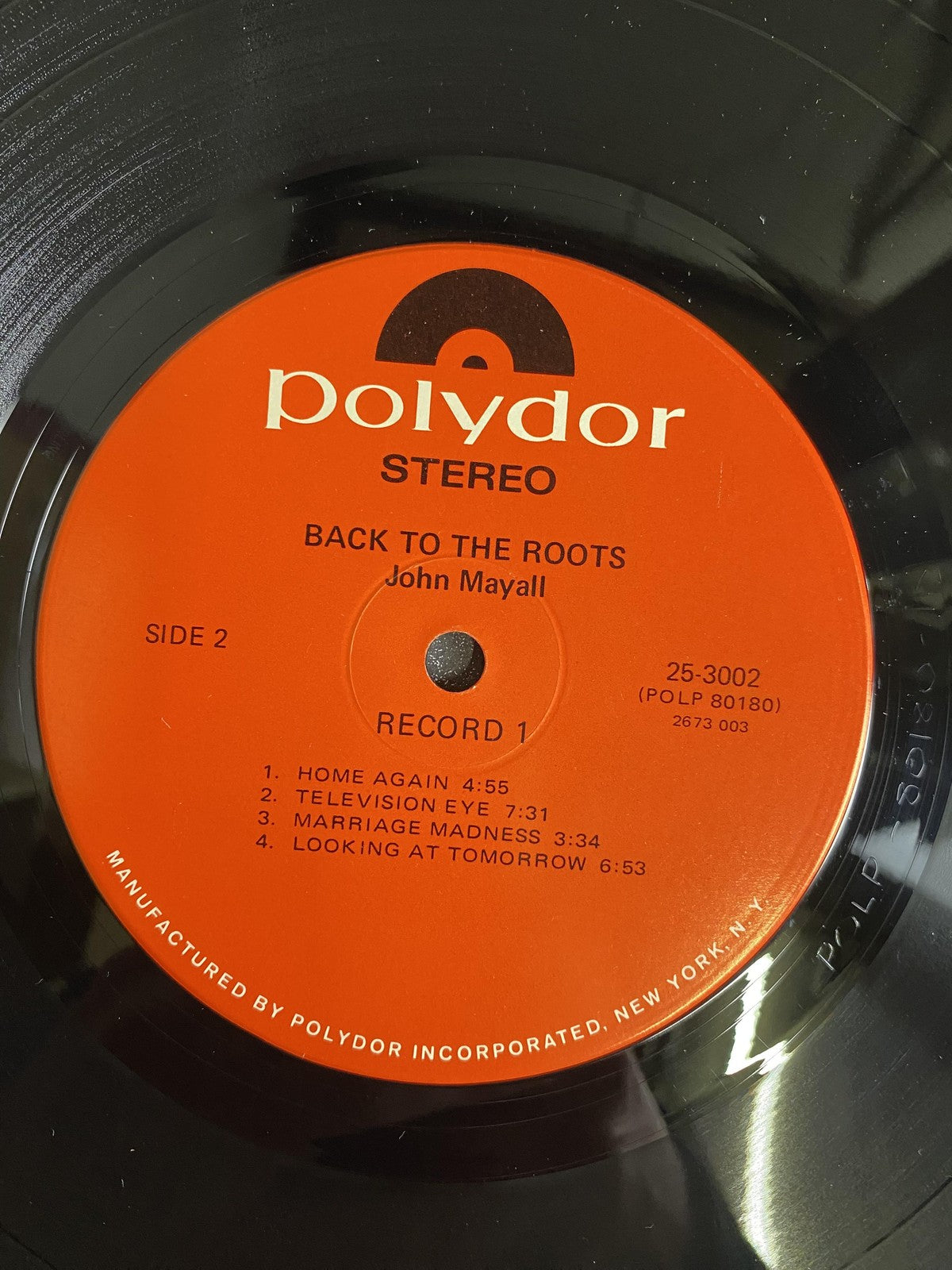 Vintage John Mayall Back To The Roots 2xLP Vinyl 1971 Polydor Blues Rock Album