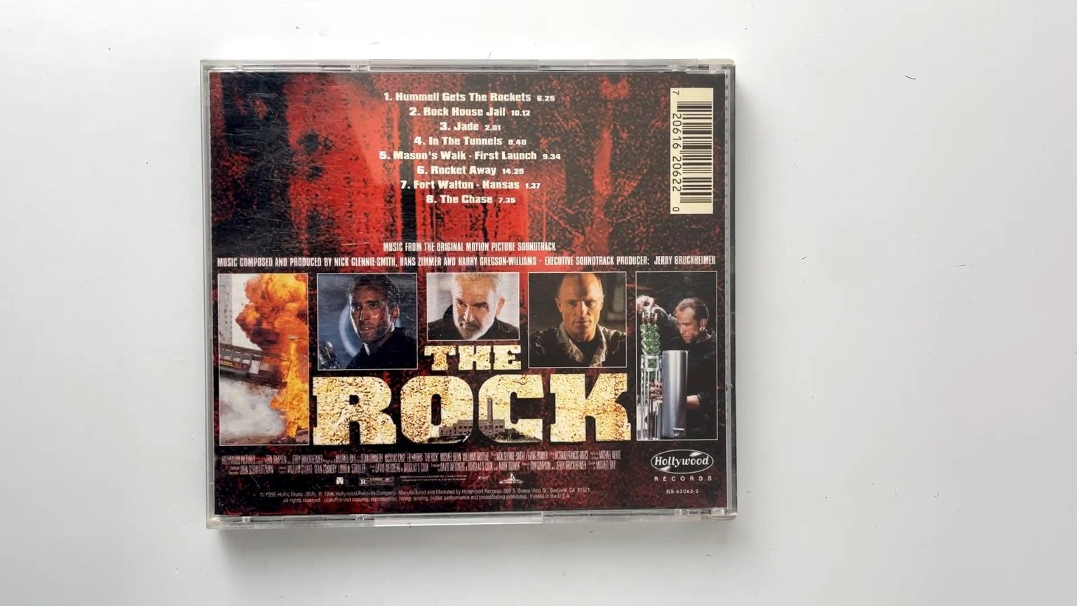 The Rock Original Motion Picture Score CD Jewel Case Hollywood Records