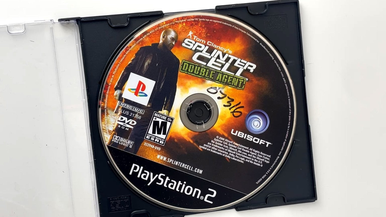 Tom Clancy's Splinter Cell Double Agent PlayStation 2 Video Game M DISC ONLY