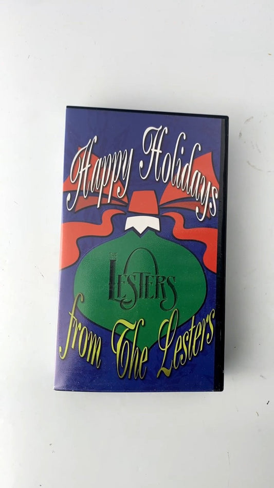 Happy Holidays from The Lesters VHS 1997 Christmas Family Music WFHL Productions