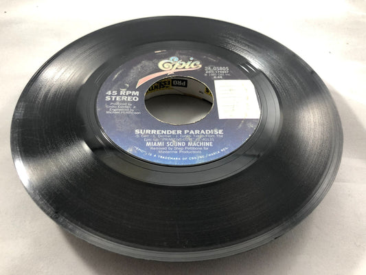 MIAMI SOUND MACHINE - BAD BOY / Surrender Paradise - 45 WPS - VG