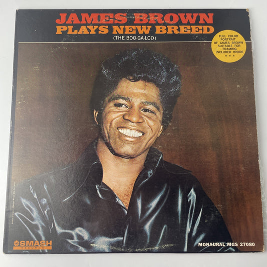 James Brown (LP) - "Plays New Breed" (1966) - Smash (MGS 27080) - G+ to VG
