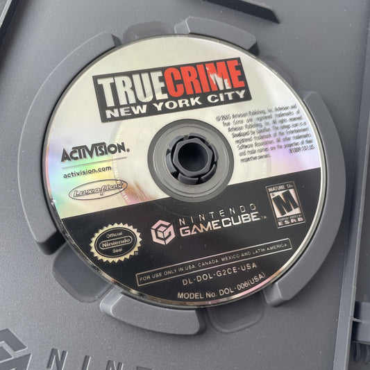 True Crime Streets of New York City (Nintendo GameCube) Tested/Working Disc Only