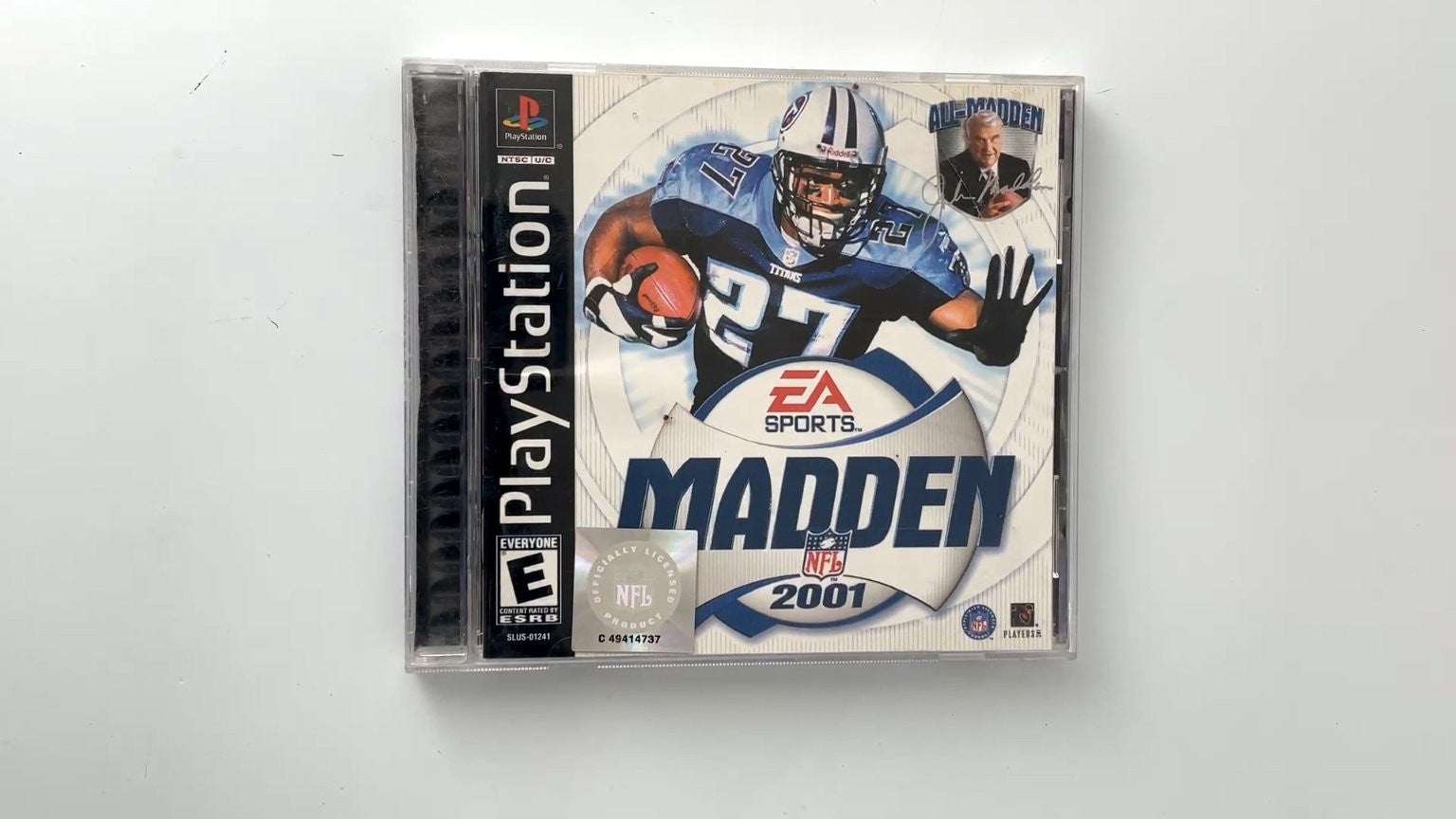 EA Sports Madden NFL 2001 PlayStation CD 2000 NTSC U/C Sports