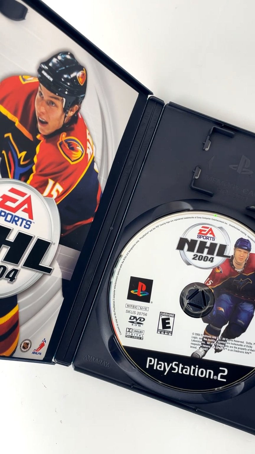 NHL 2004 PlayStation 2 Video Game EA Sports Hockey game CIB TESTED