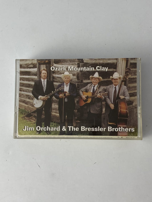 Jim Orchard & The Bressler Brothers Ozark Mountain Clay Cassette 1996 rare Folk