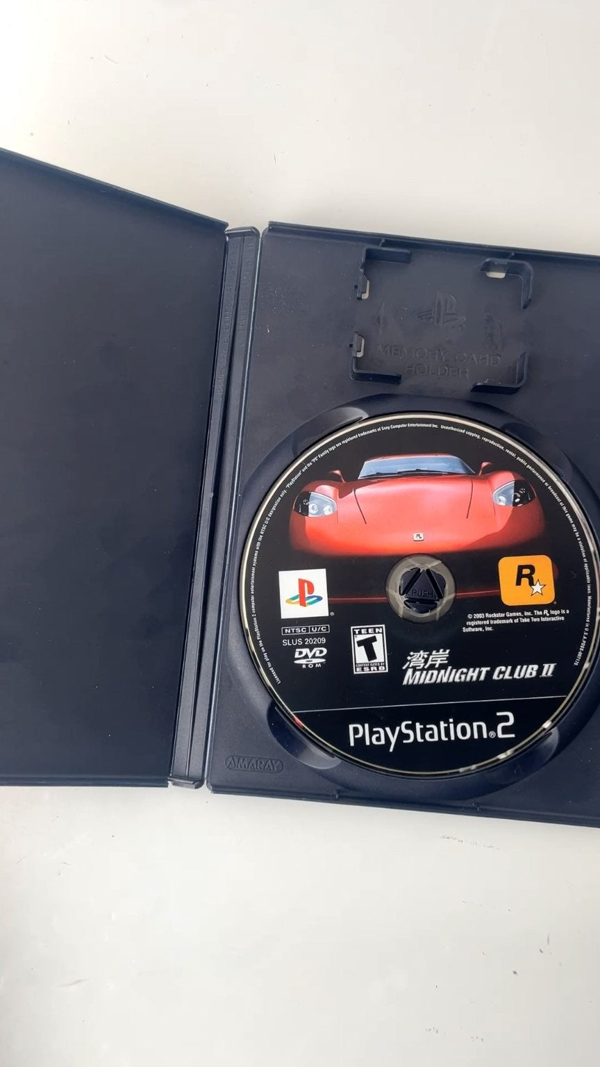 Midnight Club II PlayStation 2 Video Game Multiplayer Racing NO MANUAL