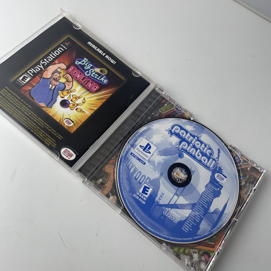 Patriotic Pinball (Playstation 1) PS1 Complete CIB Very Good Condition