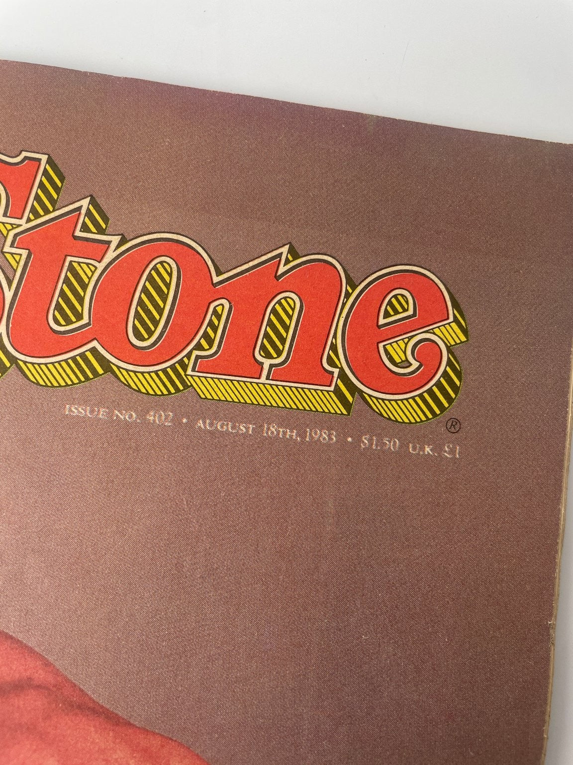 Rolling Stone Magazine John Travolta August 18 1983 Illustrated