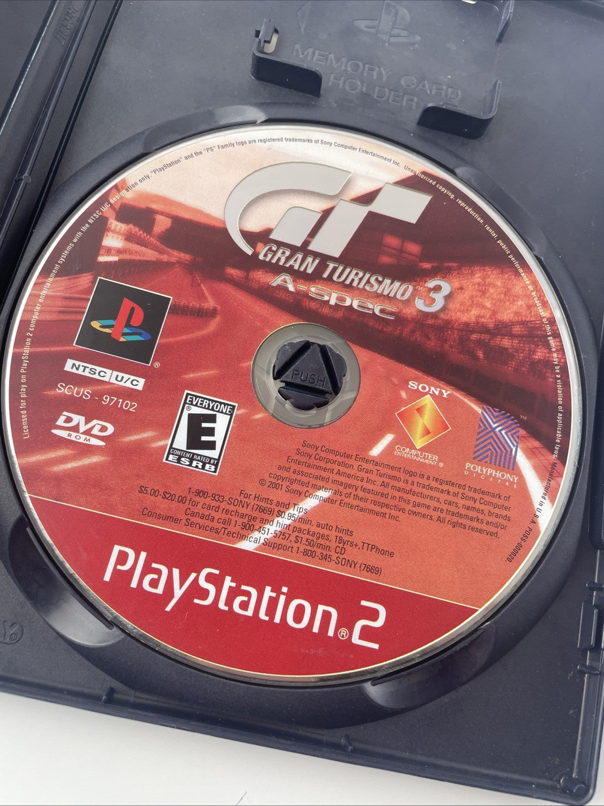 Gran Turismo 3 A-Spec (Sony PlayStation 2, 2001) Complete With Manual & Tested