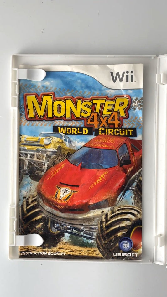 Monster 4x4 World Circuit Wii Video Game Multiplayer Off-Road Racing