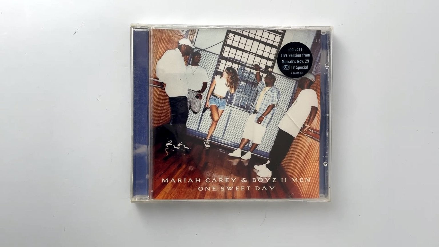 Mariah Carey & Boyz II Men - One Sweet Day CD 1995 Live Version R&B Columbia
