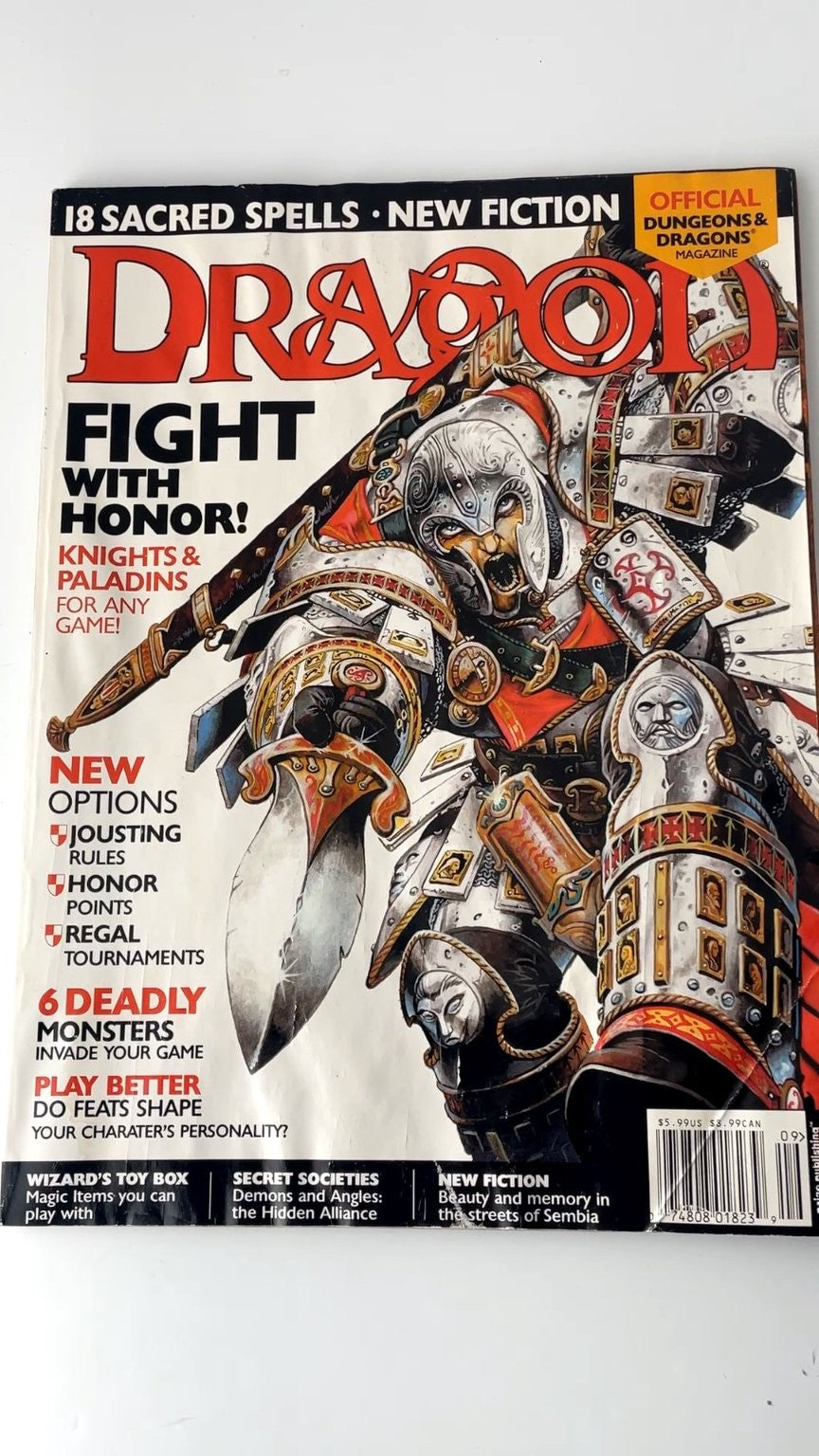 Dragon Magazine Issue 299 September 2002 Official D&D Illustrated
