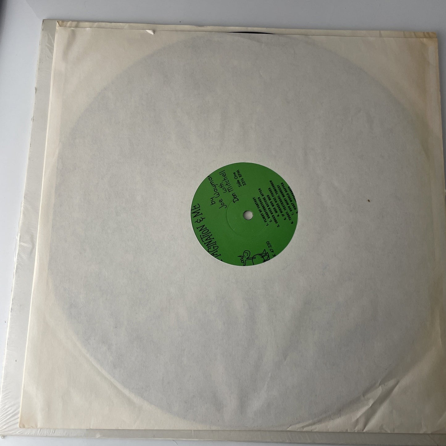 Joe Wayman With Don Mitchell  Imagination & Me  Good Apple  MK 47-230  VG+