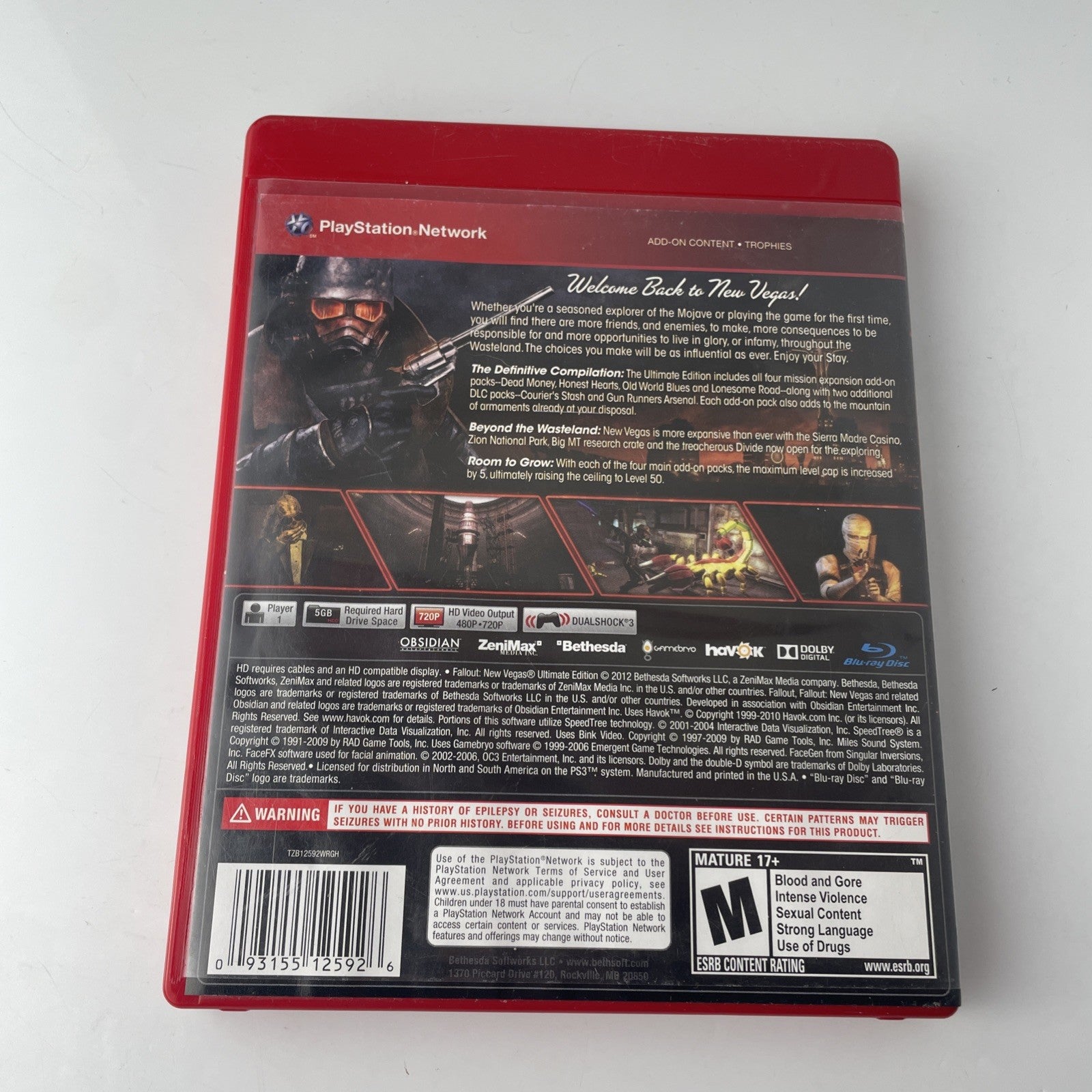 Sony PlayStation 3 PS3 CIB COMPLETE TESTED Fallout New Vegas Ultimate Edition GH