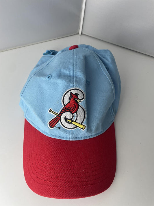 St. Louis Cardinals Hat Cap Strap Back Mens Powder Blue Red MLB Baseball Cotton