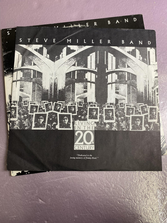 Vintage Steve Miller Band Living In The 20th Century Vinyl LP 1986 Capitol Rock