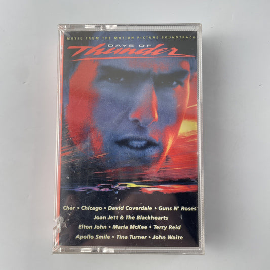 Cassette Tape Tom Cruise Nascar DAYS OF THUNDER Movie Music Soundtrack