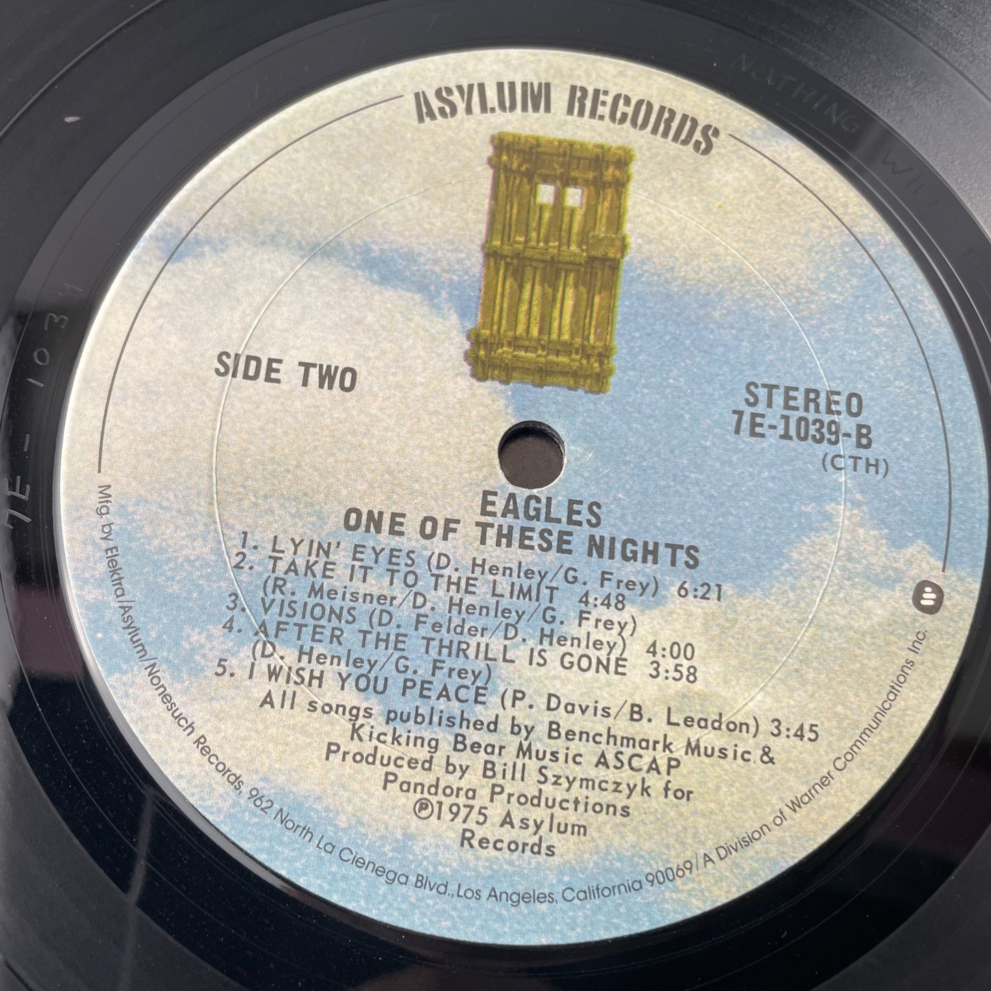 EAGLES ~ One Of These Nights 7E- 1039 USA Vinyl LP Embossed Sleeve 1975