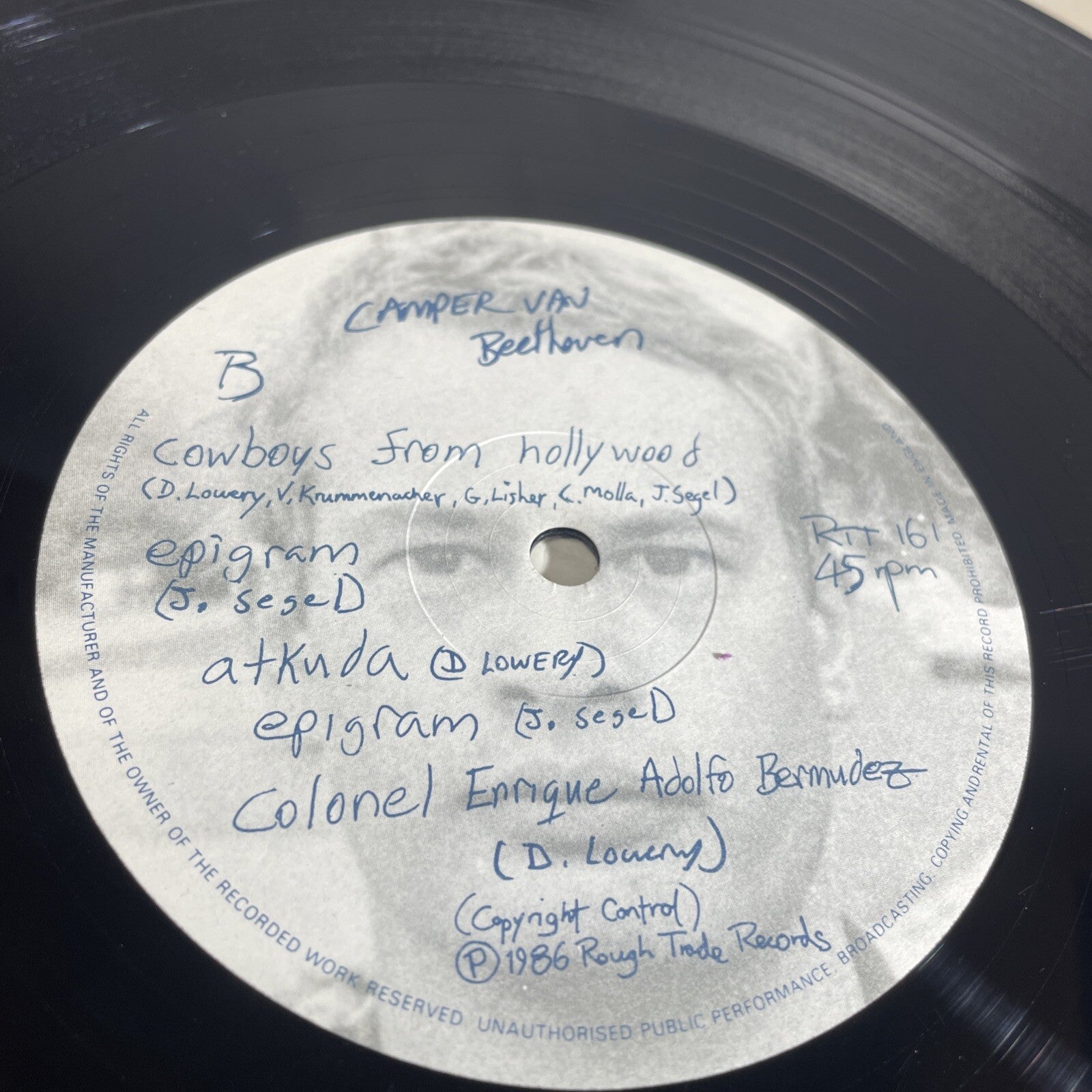 Camper Van Beethoven Take the Skinheads Bowling 12" Vinyl Rough Trade Records