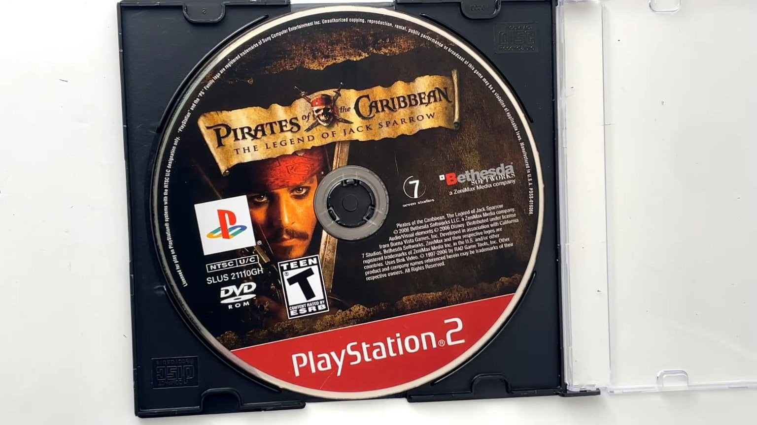 Pirates of the Caribbean The Legend of Jack Sparrow PlayStation 2 Video Game