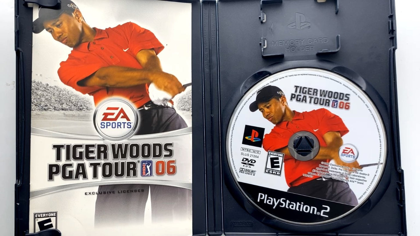 Tiger Woods PGA Tour 06 PlayStation 2 Video Game Multiplayer