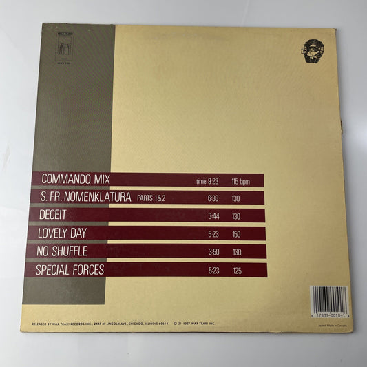 Front 242 No Comment LP vinyl NM/VG+ Wax Trax 1st press 1985