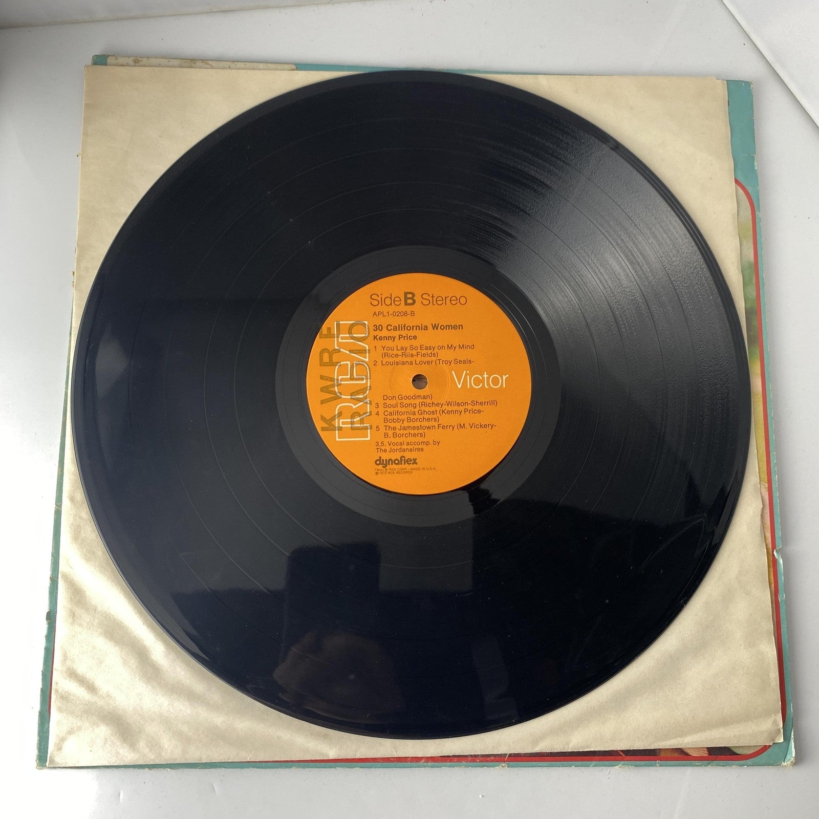 Vintage Kenny Price 30 California Women 12" Vinyl LP 1973 RCA Country Promo