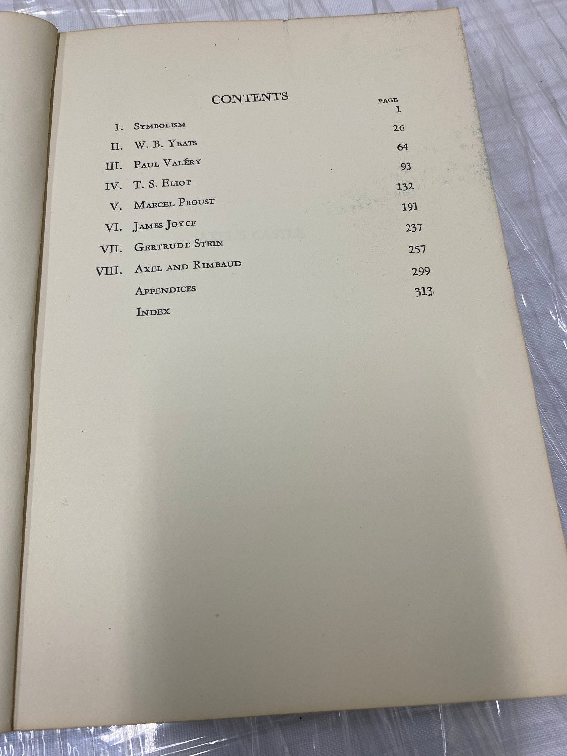 Axel's Castle Edmund Wilson 1959 Reissue Literary Criticism Scribners