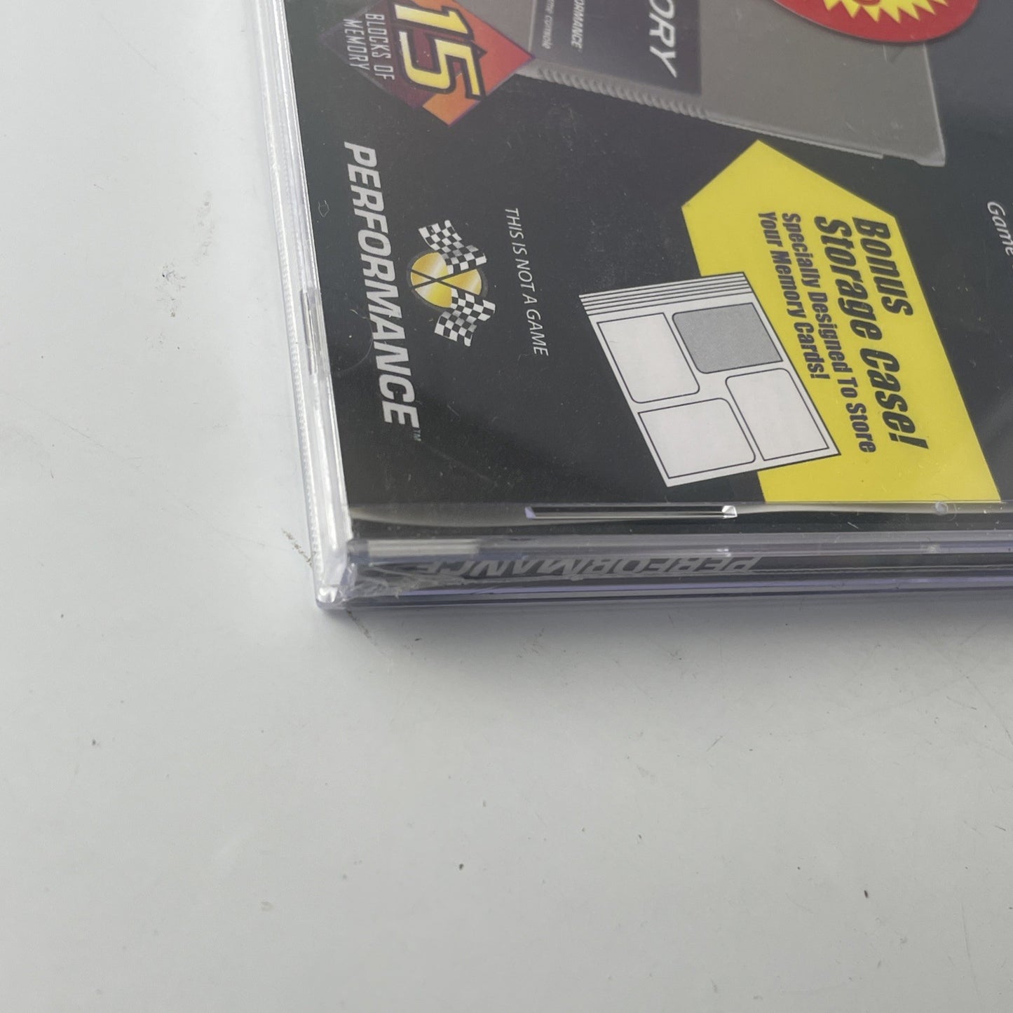 Performance Sony PlayStation 1 PS1 Memory Card CD Case Holder Brand New Sealed