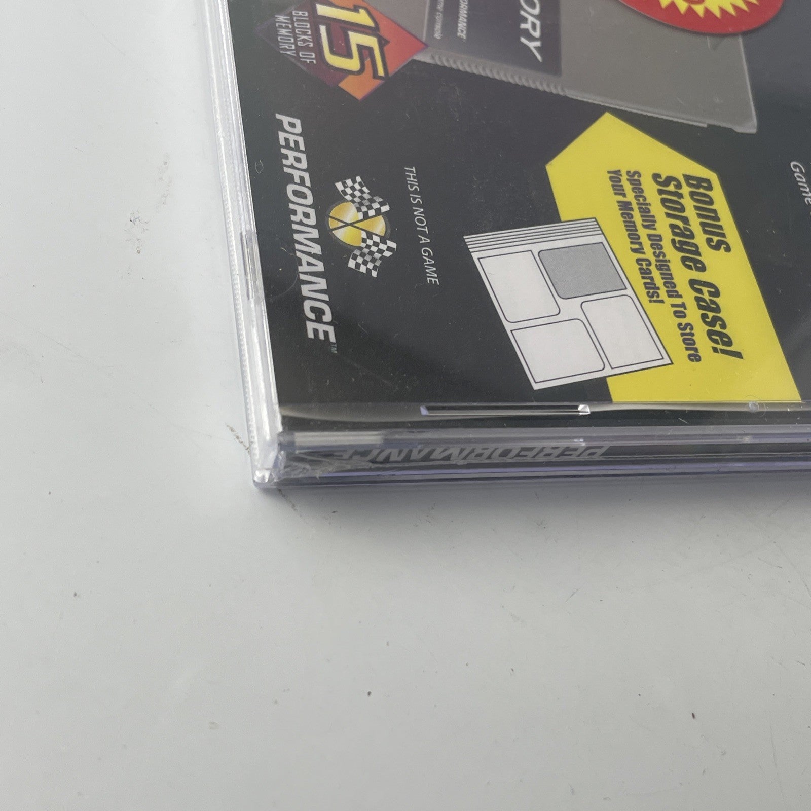Performance Sony PlayStation 1 PS1 Memory Card CD Case Holder Brand New Sealed
