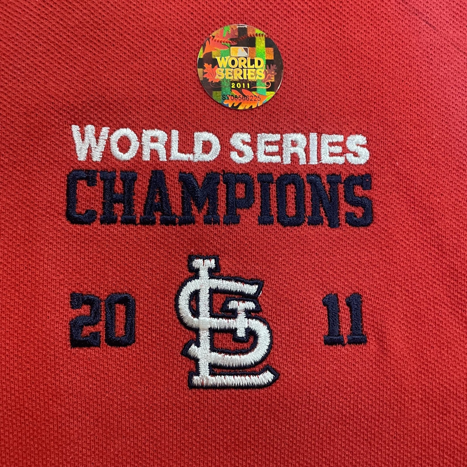 St. Louis Cardinals Shirt Mens Medium MLB Baseball World Series Champions 2011