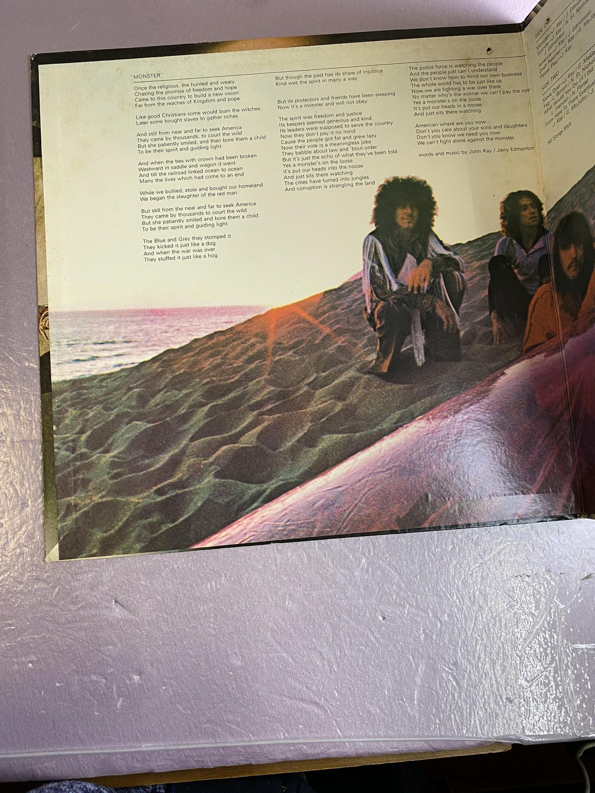 Vintage Steppenwolf Monster 12" Vinyl LP 1969 DS-50066 ABC Dunhill Hard Rock