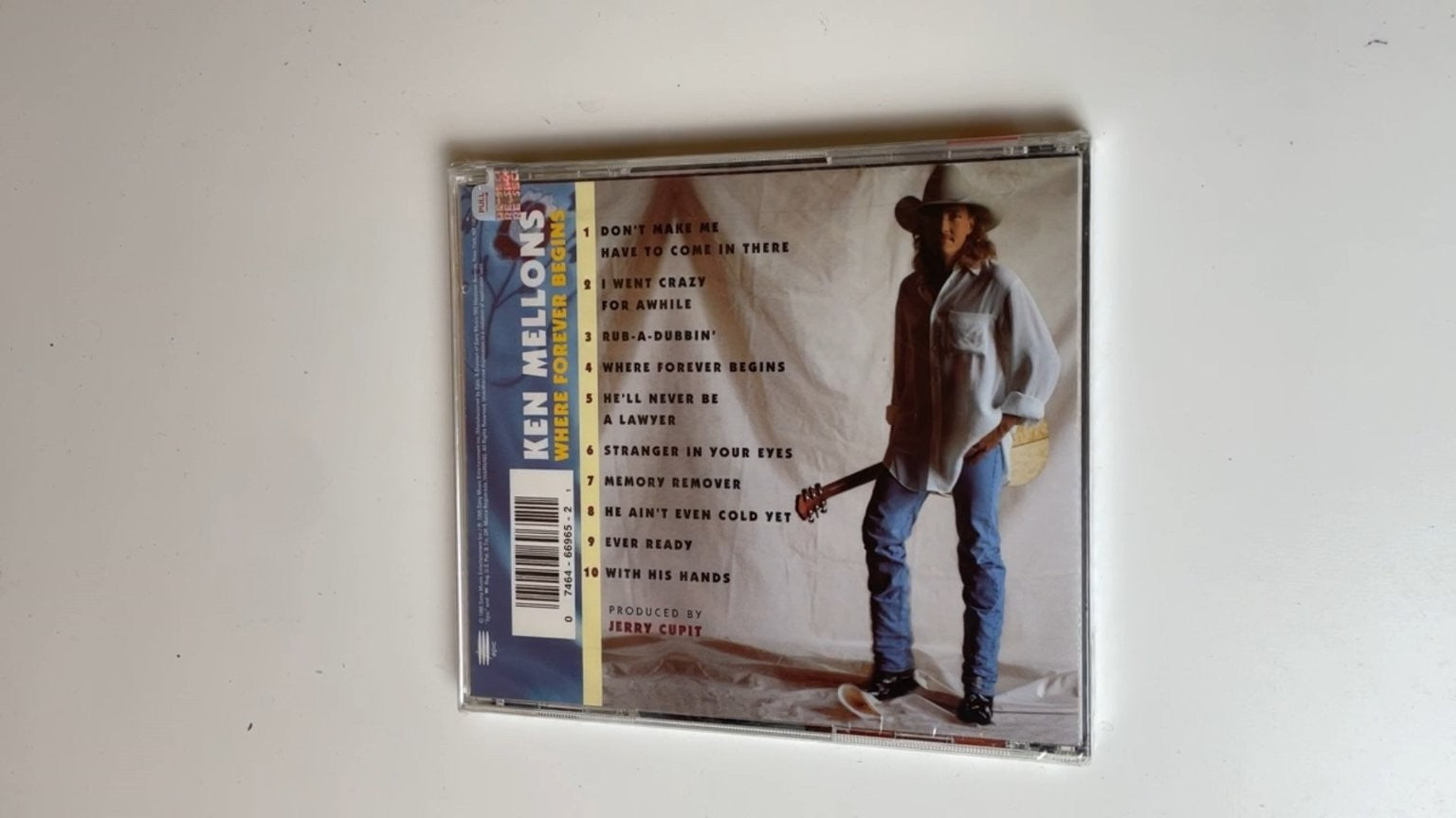 Ken Mellons - Where Forever Begins CD New Sealed! 1995 Country Epic Records