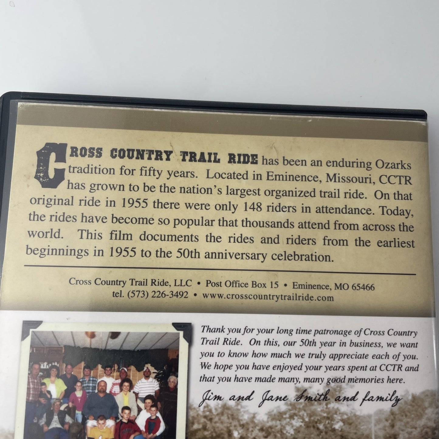 Ozarks Horseback. 50 Years Of CCTR, 50th Ann Cross Country Trail Ride DVD,