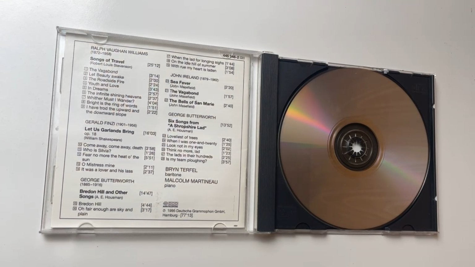 Bryn Terfel - The Vagabond CD 1995 Deutsche Grammophon Classical