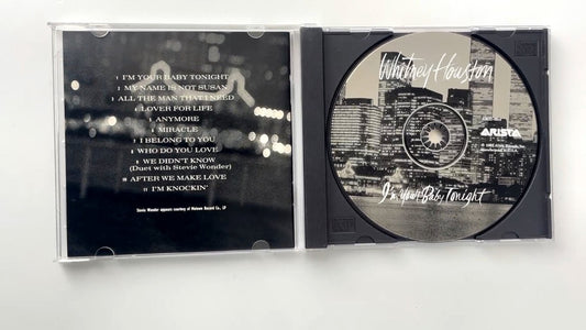 Whitney Houston - I'm Your Baby Tonight CD 1990 Duet with Stevie Wonder R&B