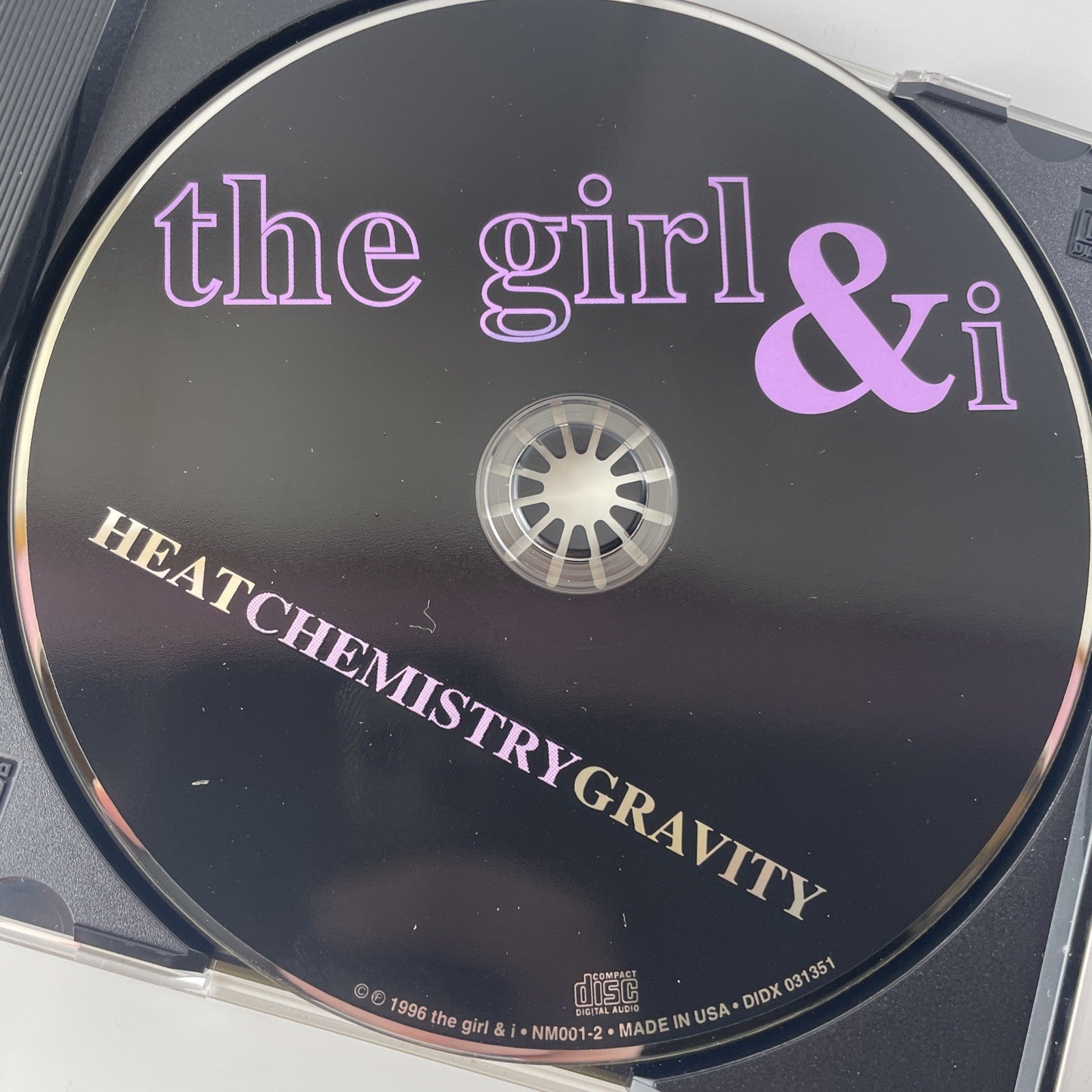 Heat Chemistry Gravity by The Girl & I (CD, 1996) Rare 90s Music Cd