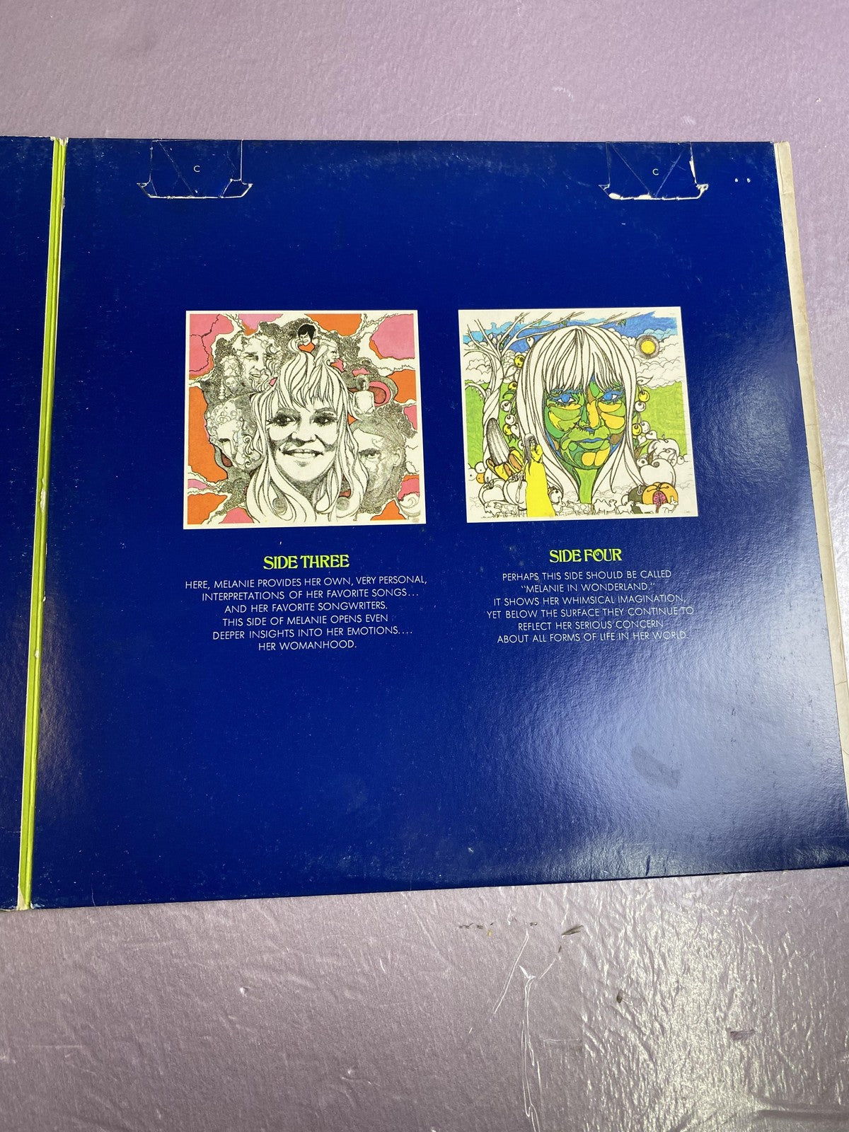 Vintage Melanie The Four Sides Of Melanie 2xLP Vinyl 1972 Buddah Folk Pop