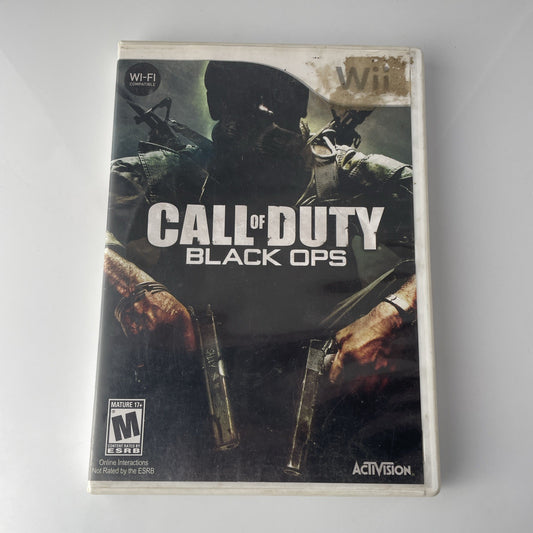 Call of Duty Black Ops (Nintendo Wii) Complete CIB Tested Marine Corps Sticker