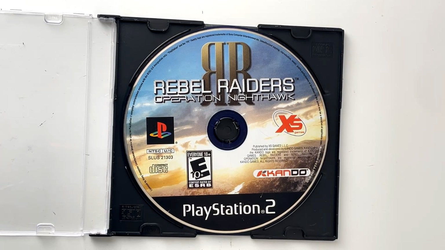 Rebel Raiders Operation Nighthawk PlayStation 2 Video Game DISC ONLY