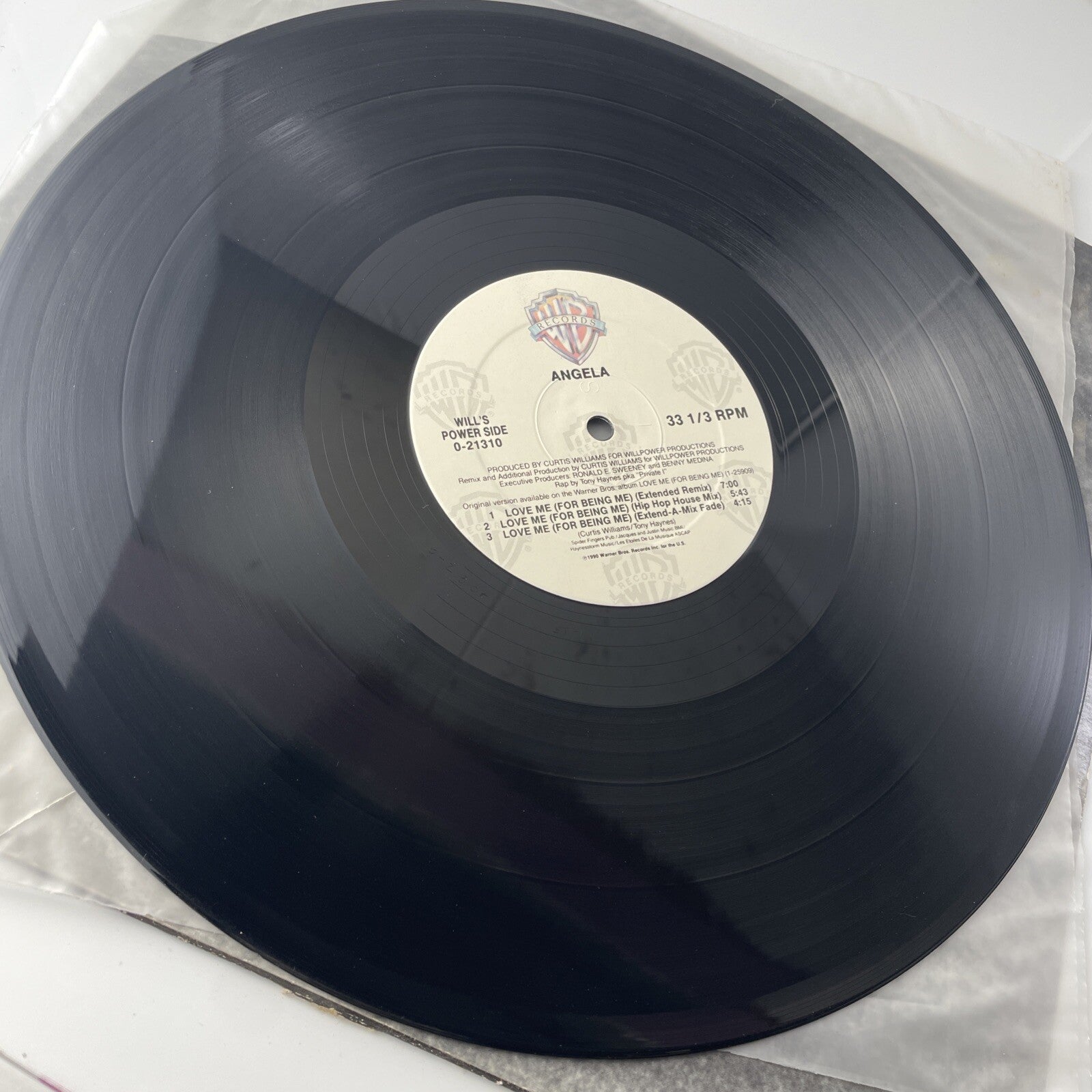 Angela Love Me For Being Me PROMO SINGLE Vinyl Record Album