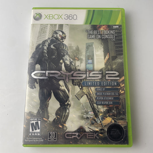 Crysis 2 LMTD Ed. - Microsoft Xbox 360 - Tested Very Good